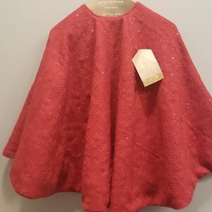 Glitz & Glimmer NWT 54" Red Sequined Tree Skirt